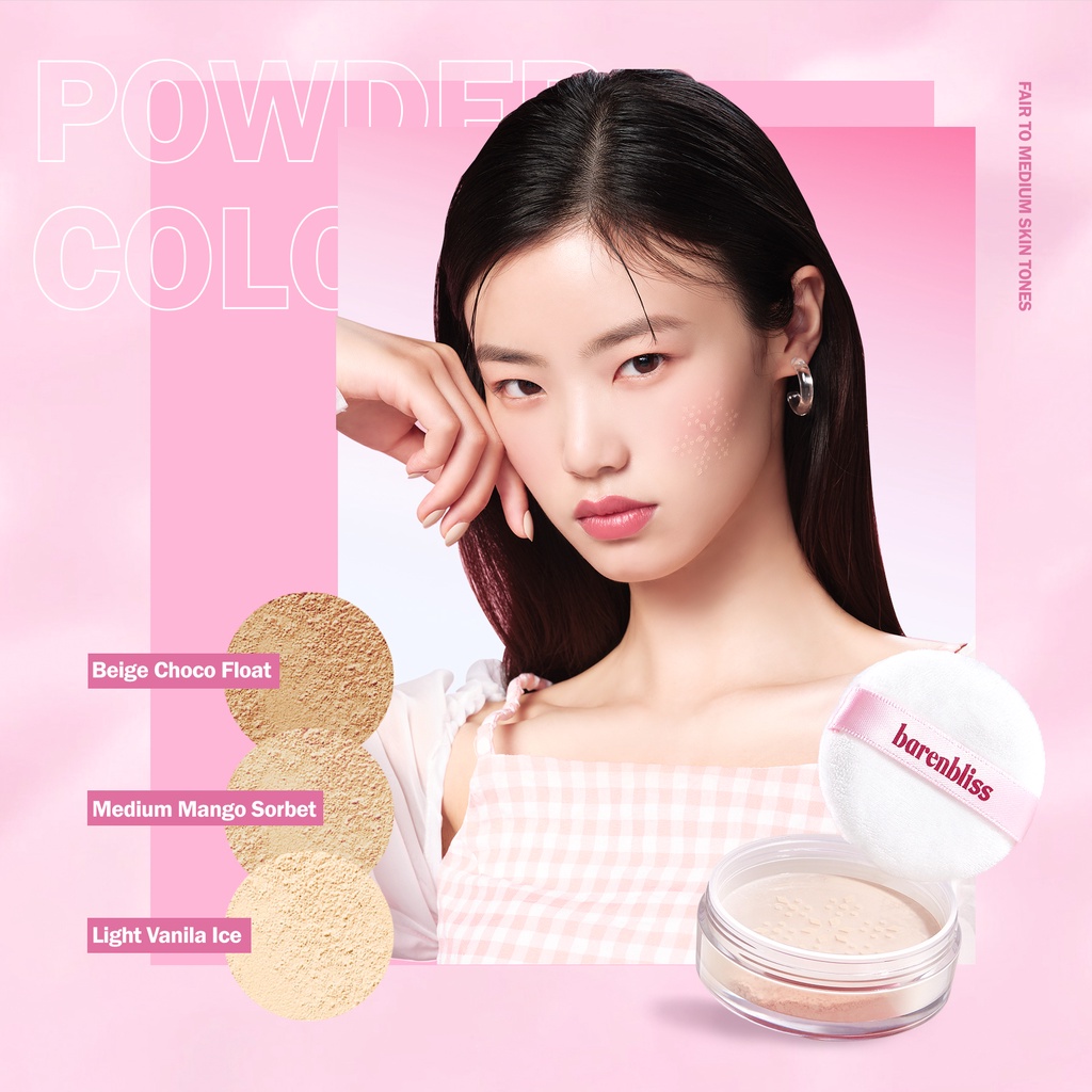 แป้งฝุ่น Barenbliss Soul-Matte Loose Powder