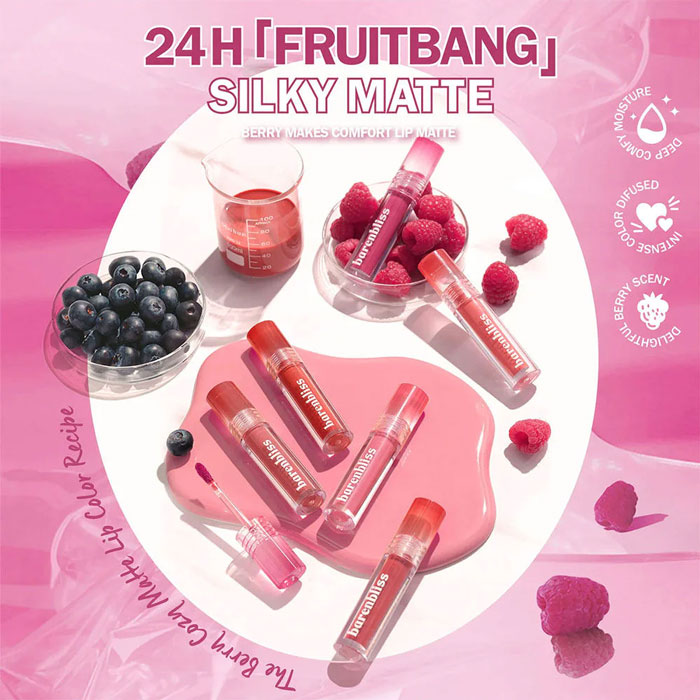 ลิปทินท์ Barenbliss Berry Makes Comfort Lip Matte