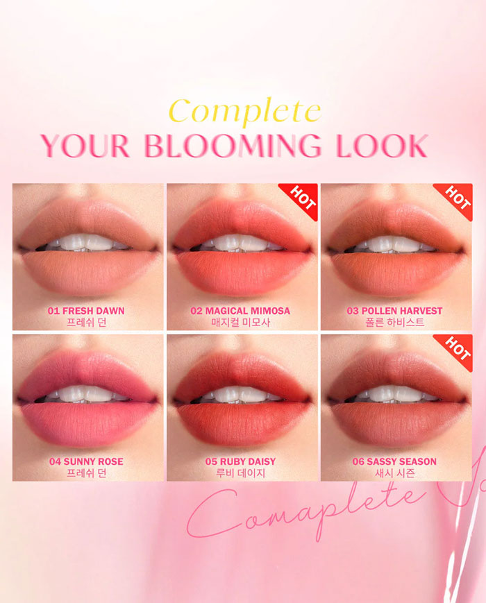 ลิปแมทท์ Barenbliss Full Bloom Transferproof Matte Tint