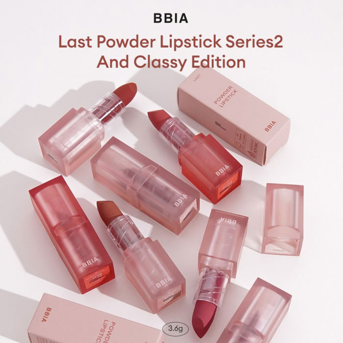 ลิปสติก BBIA Last Powder Lipstick