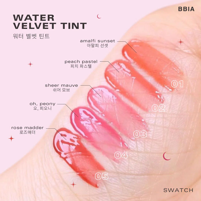 ลิปทินท์ BBIA Water Velvet Tint