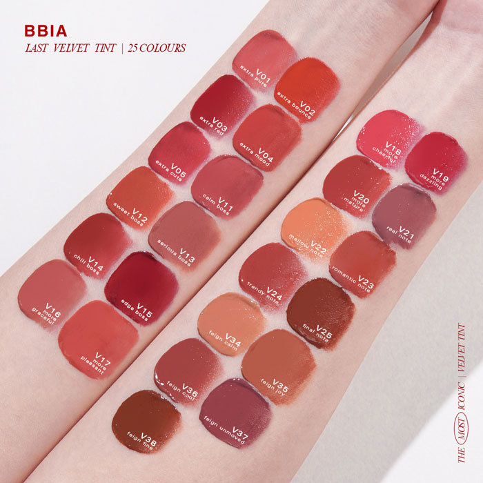 ลิปทินท์ BBIA Last Velvet Lip Tint 