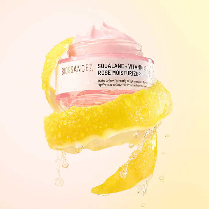 มอยส์เจอร์ไรเซอร์ Biossance Squalane Vitamin C Rose Moisturizer