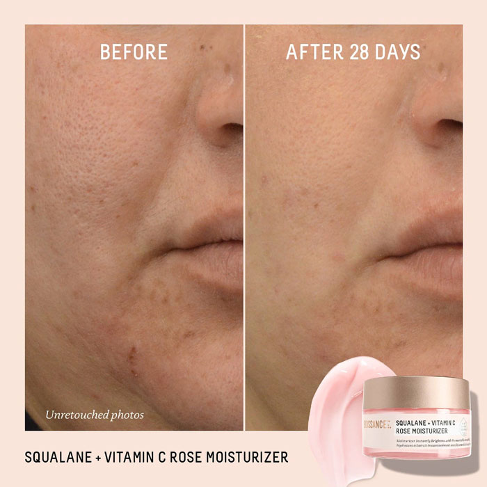 มอยส์เจอร์ไรเซอร์ Biossance Squalane Vitamin C Rose Moisturizer