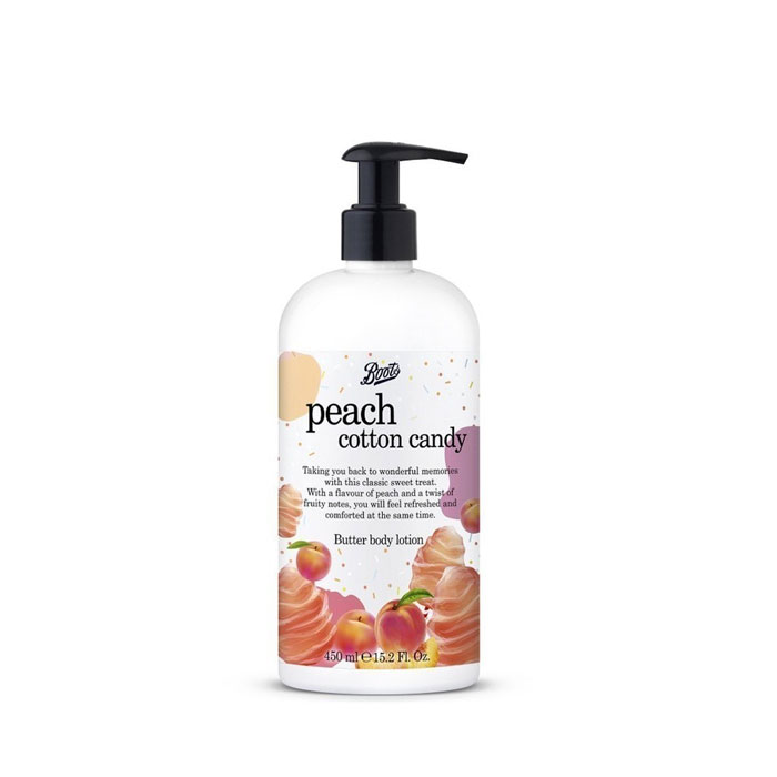 บอดี้โลชั่น Boots Peach Cotton Candy Butter Body Lotion