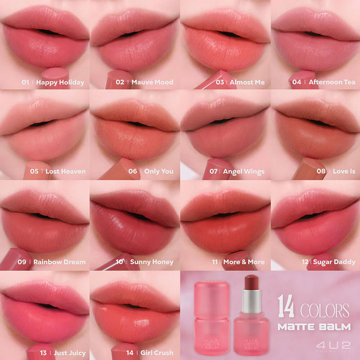 ลิปสติก 4U2 Matte Balm