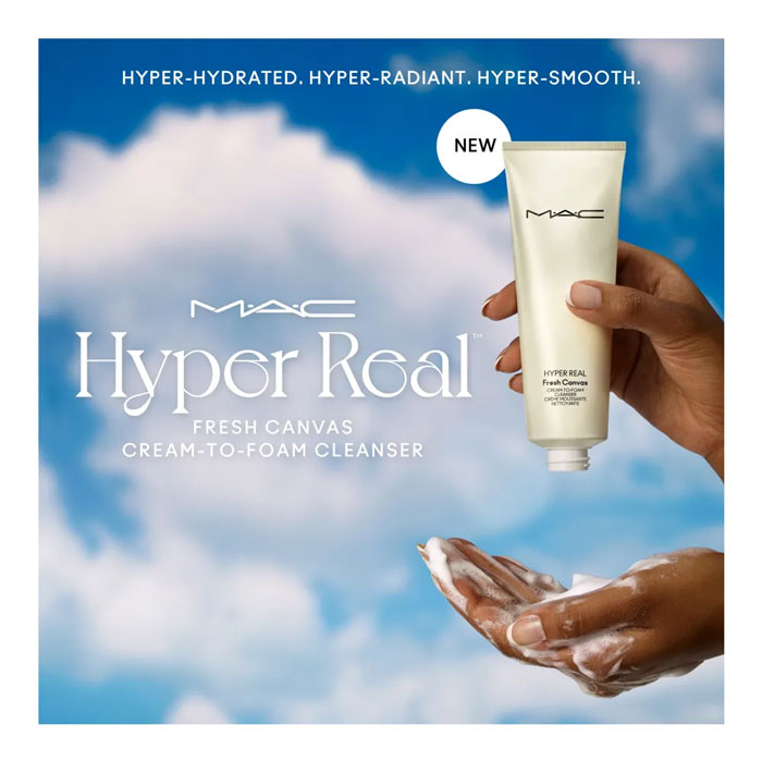 โฟมล้างหน้า Mac Hyper Real™ Fresh Canvas Cream To Foam Cleanser