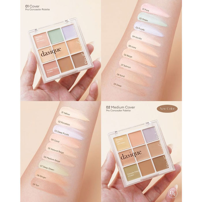 คอนซีลเลอร์ Dasique Pro Concealer Palette