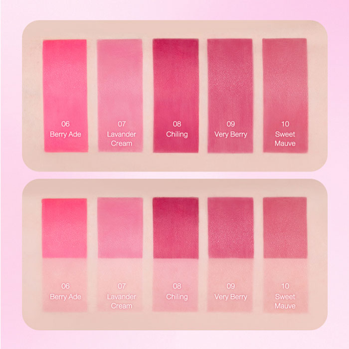 ลิปทินท์ Dasique Water Blur Tint Berry Smoothie Collection