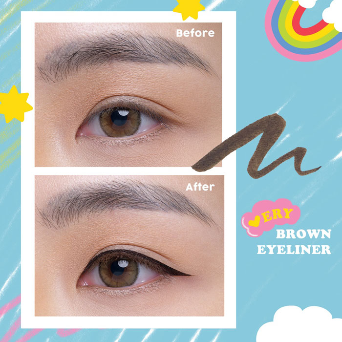 อายไลเนอร์ Happy Sunday Very Brown Eyeliner