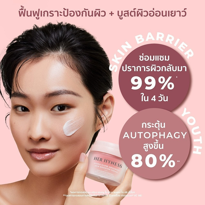 ครีมบำรุงผิวหน้า Her Hyness Hydra Glow Advanced Skin Booster Cream