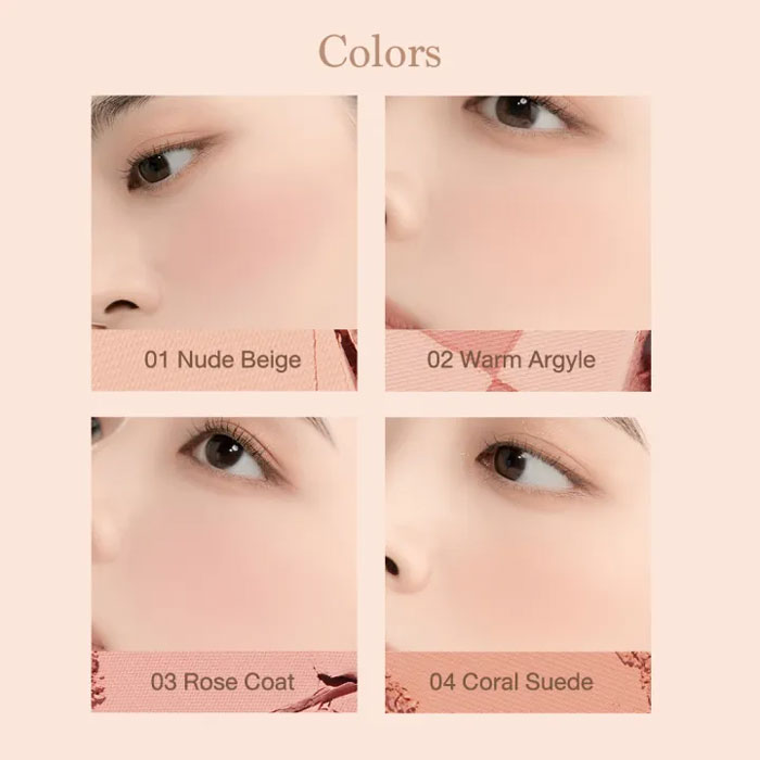 บลัชออน Dasique Blending Mood Cheek Knit Collection