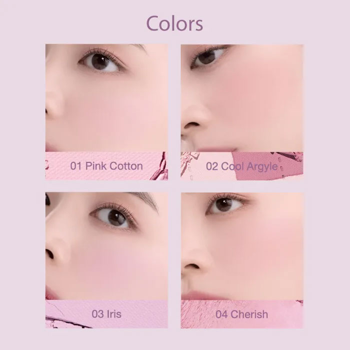 บลัชออน Dasique Blending Mood Cheek Knit Collection