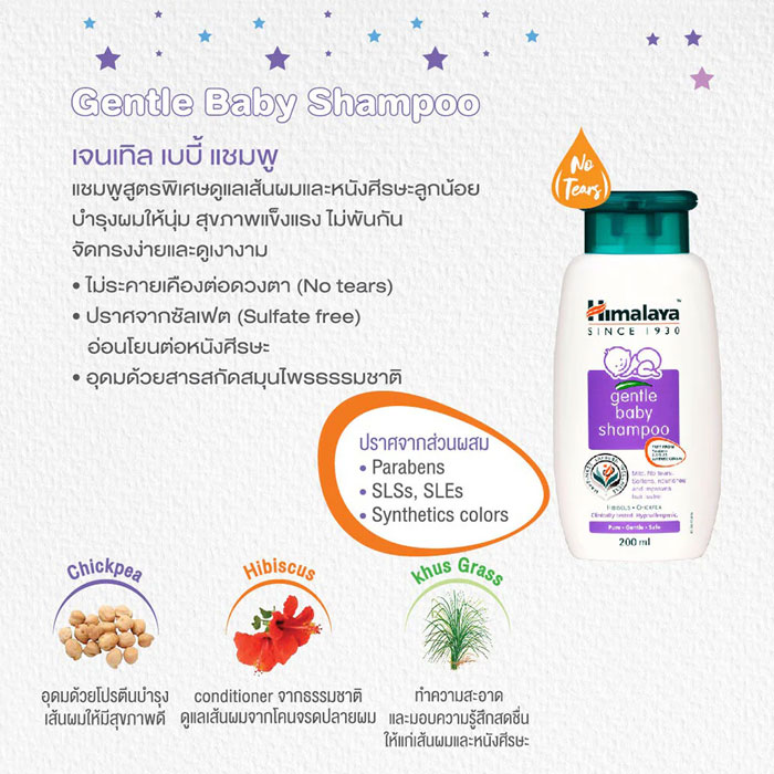 แชมพูเด็ก Himalaya Gentle Baby Shampoo