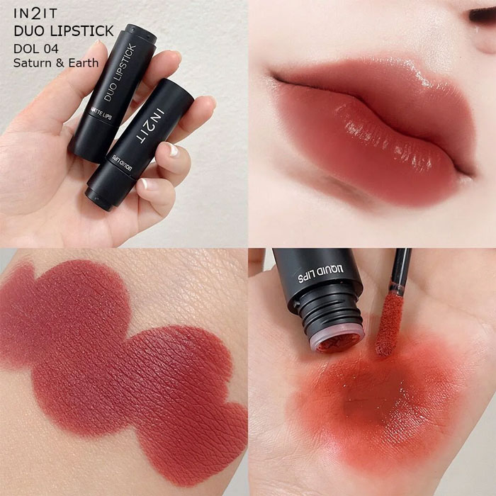 ลิปสติก In2it Duo Lipstick