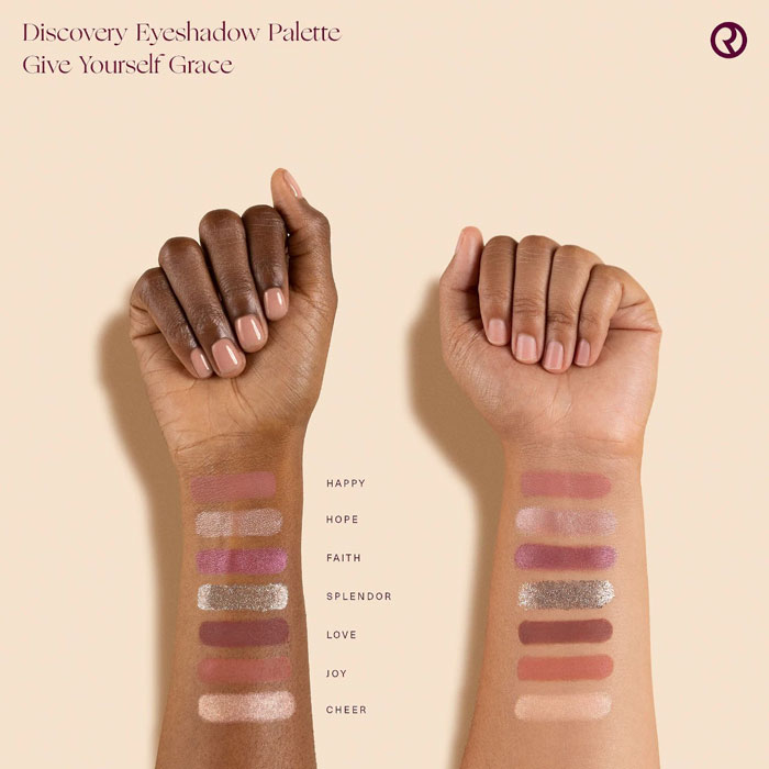 พาเลตต์อายแชโดว์ Rare Beauty Discovery Eyeshadow Palette - Give Yourself Grace