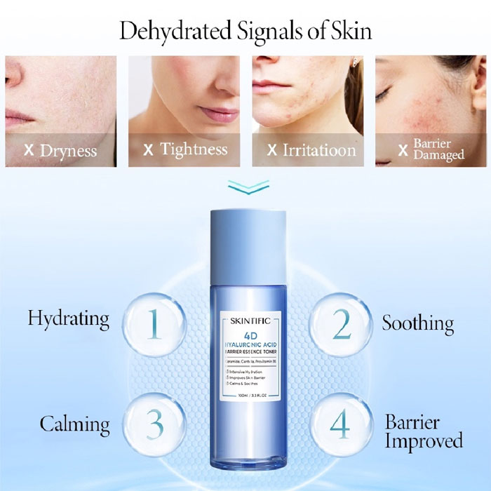 โทนเนอร์ Skintific 4D Hyaluronic Acid Barrier Essence Toner 