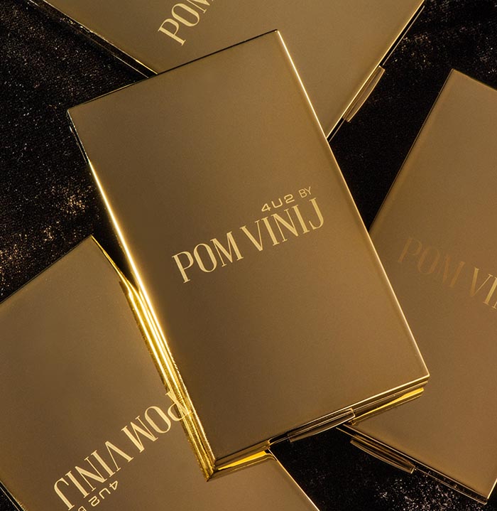 แป้งผสมรองพื้น 4U2 POM VINIJ Flawless Finishing Powder SPF50 PA   