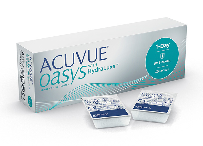 คอนแทคเลนส์สายตา Acuvue Oasys 1-Day with Hydraluxe™ Technology