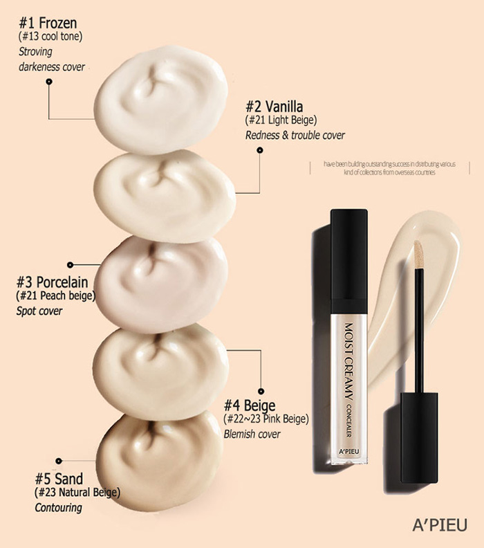 A'pieu Moist Creamy Concealer SPF30/PA  