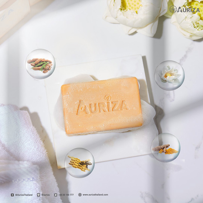 Auriza Natural Scrub And Brightening Soap