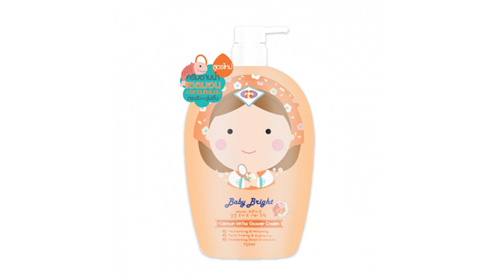 Baby Bright Salmon White Shower Cream