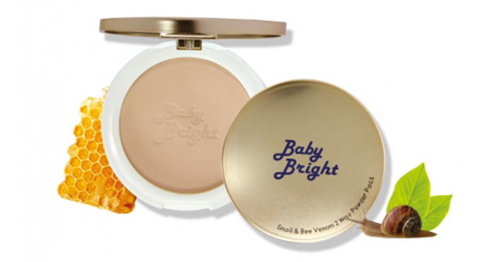 Baby Bright Snail & Bee Venom 2 Way Powder Pact