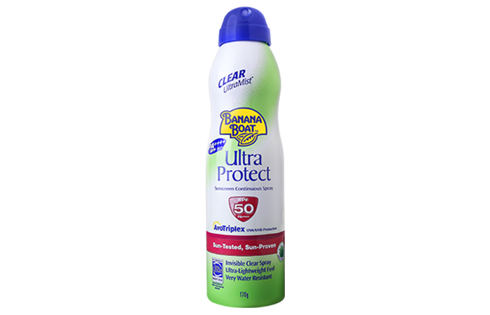 Banana Boat Clear UltraMist Ultra Protect Sunscreen Spray SPF50/PA+++