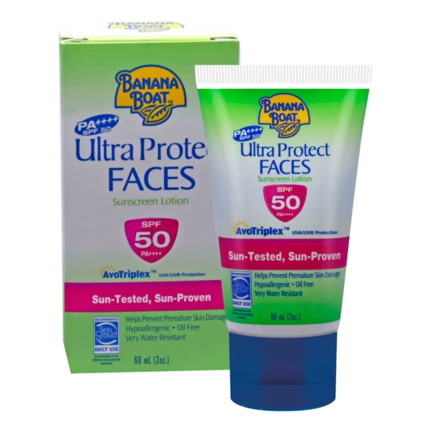 กันแดด Banana Boat Ultra Protect Faces Sunscreen Lotion SPF50 PA++++