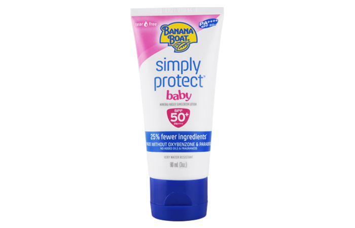 Banana Boat Simply Protect Baby Mineral-Based Sunscreen Lotion SPF50+/PA++++