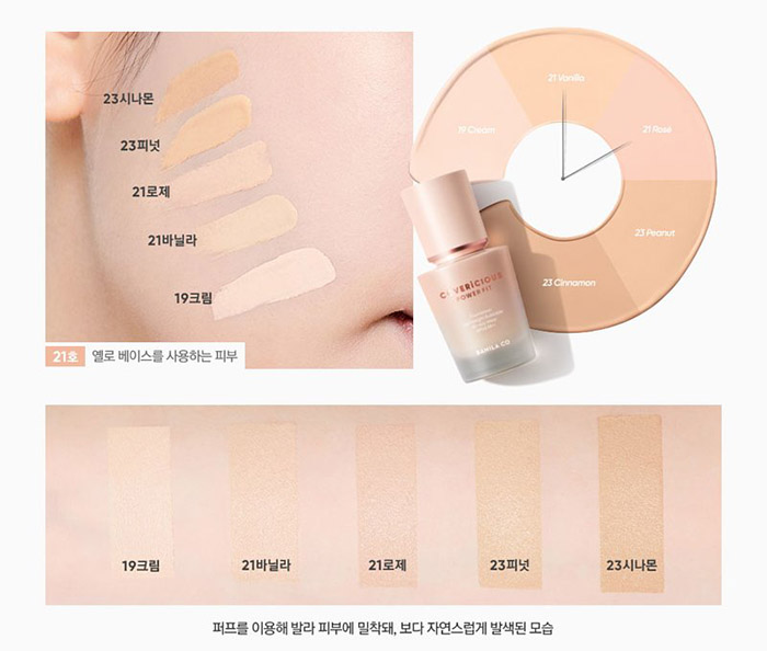 รองพื้น Banila Co Covericious Power Fit Foundation SPF45 PA  