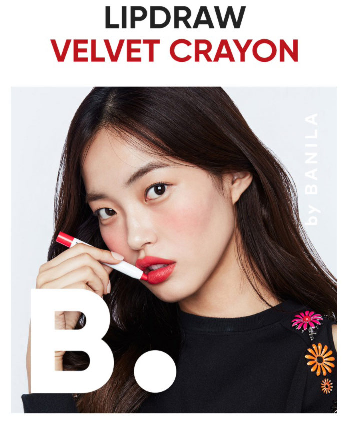 Banila Co B. Lipdraw Velvet Crayon