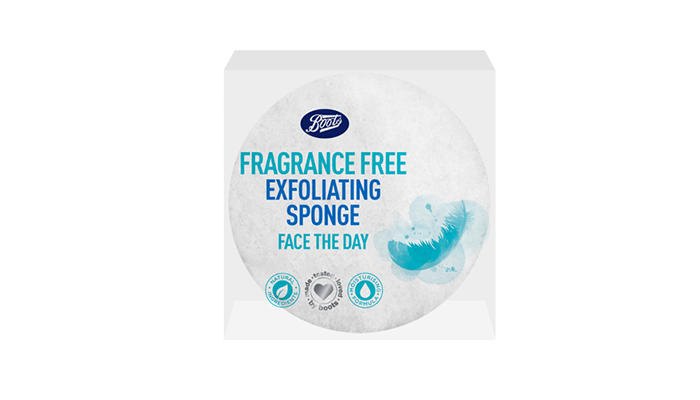 Boots Fragrance Free Exfoliating Sponge