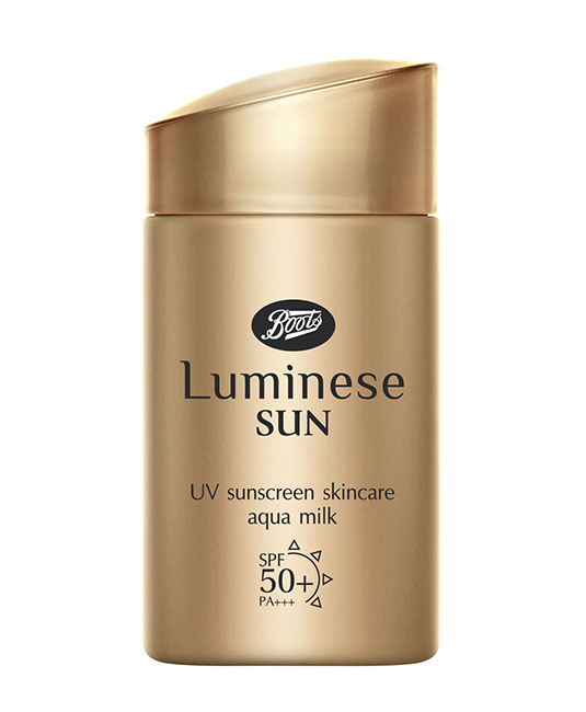 กันแดด Boots Luminese Sun UV Skincare Aqua Milk SPF50+/PA+++