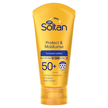 กันแดด Boots Soltan Protect & Moisturise Sun Lotion SPF50 / 5 Star UVA