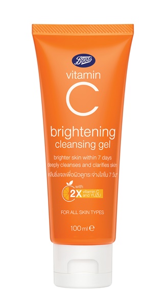 คลีนซิ่งเจล Boots Vitamin C Brightening Cleansing Gel