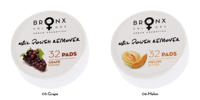 bronx colors nail polish remover pads