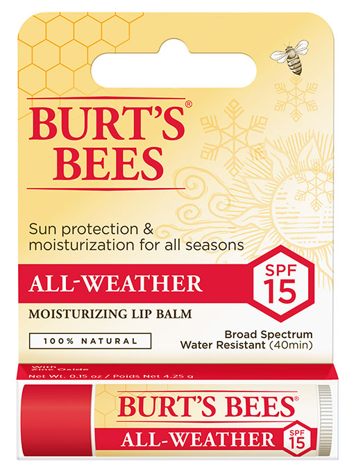 ลิปบาล์ม Burt's Bees All-Weather SPF15 Lip Balm 100% Natural