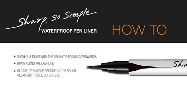 CLIO sharp so simple waterproof pen liner