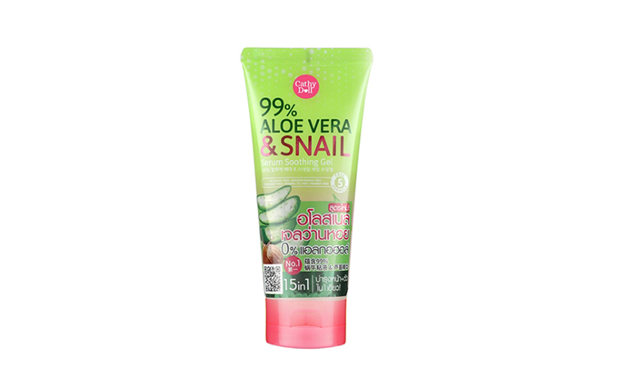 Cathy Doll 99% Aloe Vera & Snail Serum Soothing Gel