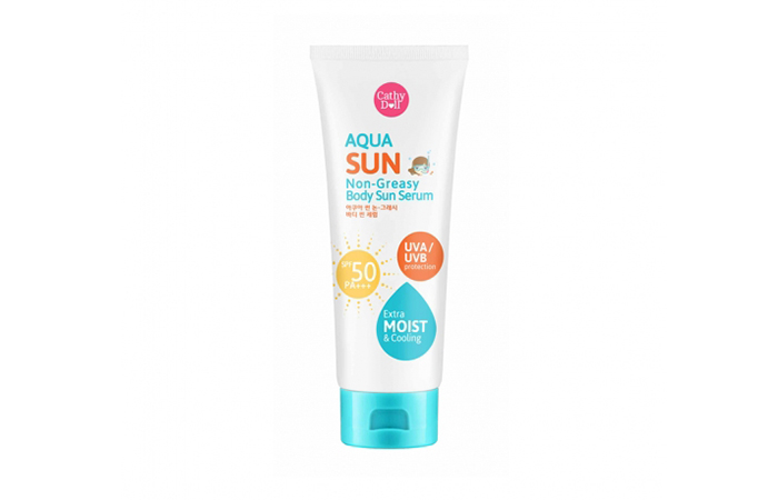 Cathy Doll Aqua Sun Non Greasy Body Sun Serum SPF50/PA   