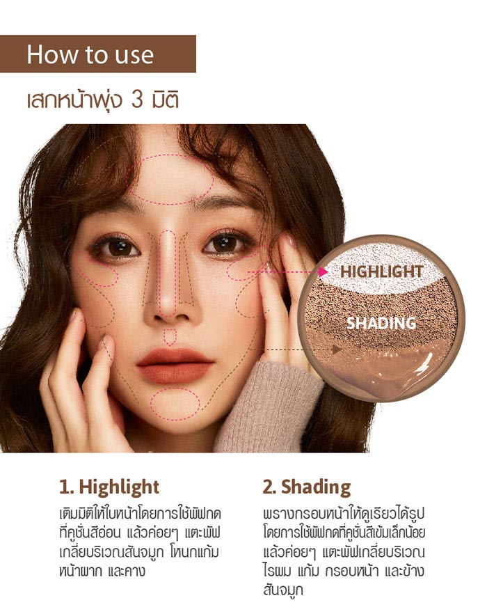 Cathy Doll Sculpting Highlight and Shading Cushion