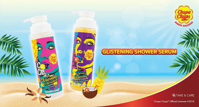 chupa chups glistening shower serum