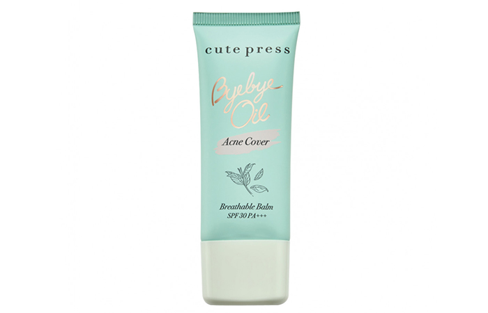 Cute Press Bye Bye Oil Acne Cover Breathable Balm SPF30/PA   