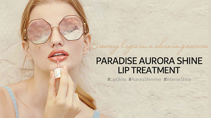 ลิปกลอส Dear Dahlia Paradise Aurora Shine Lip Treatment