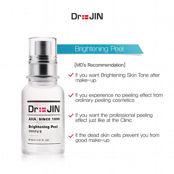 dr.jin brightening peel