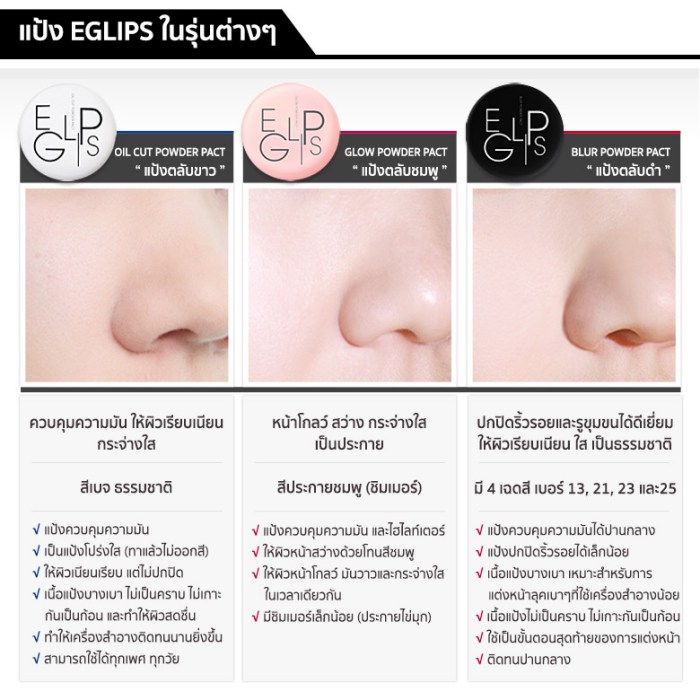 Eglips Oil Cut Powder Pact