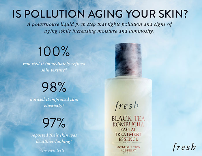 เอสเซนส์ Fresh Black Tea Kombucha Facial Treatment Essence