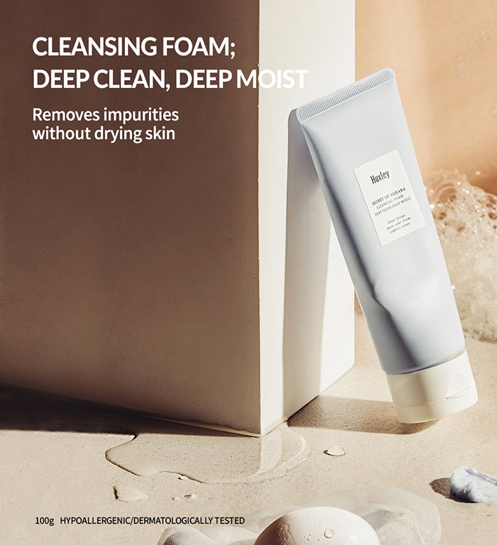 Huxley Cleansing Foam Deep Clean, Deep Moist