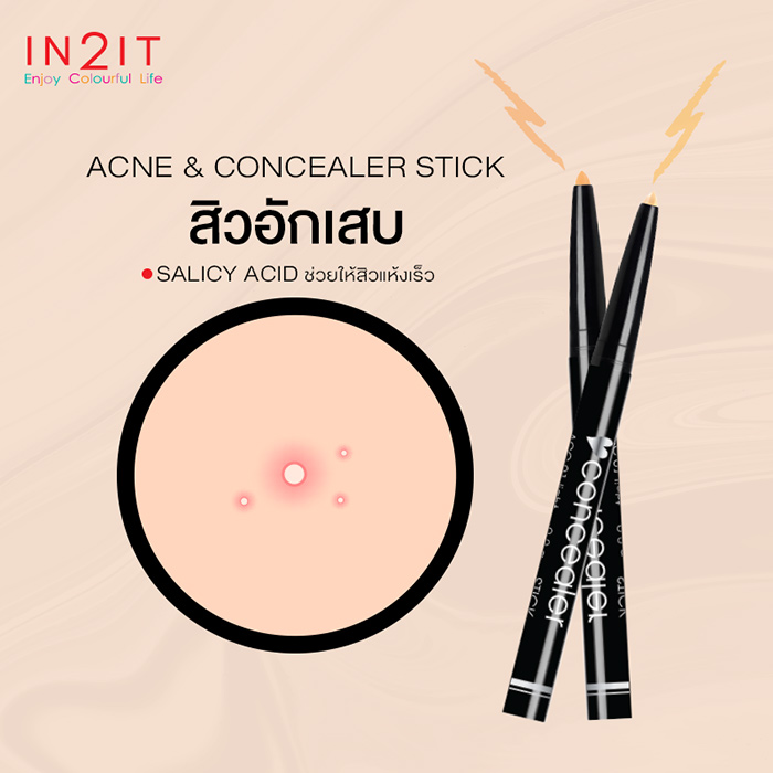 IN2IT Acne Care & Concealer Stick